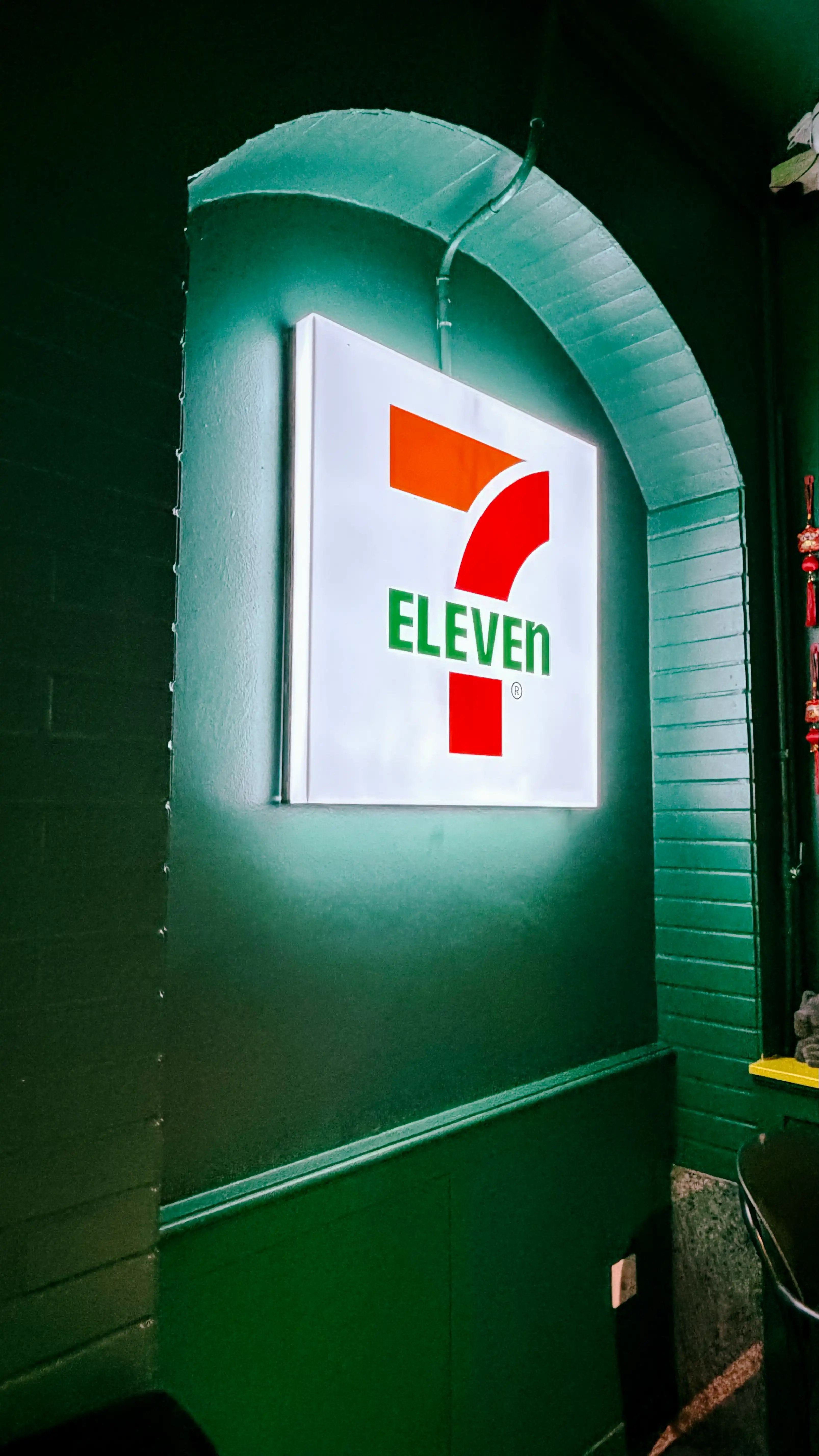 Cartel de 7eleven 