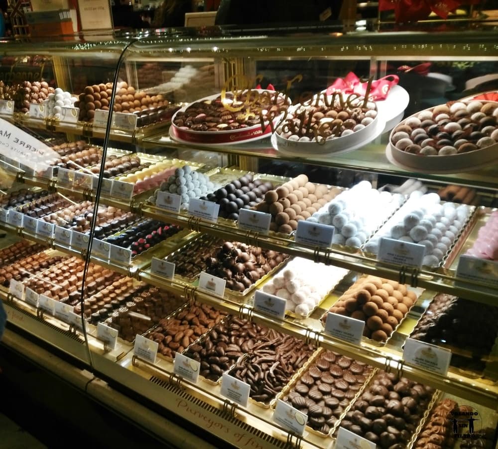 Bombones y chocolates en Harrods