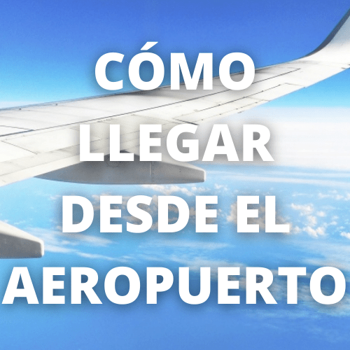Imagen que enlaza a cómo llegar desde el aeropuerto 