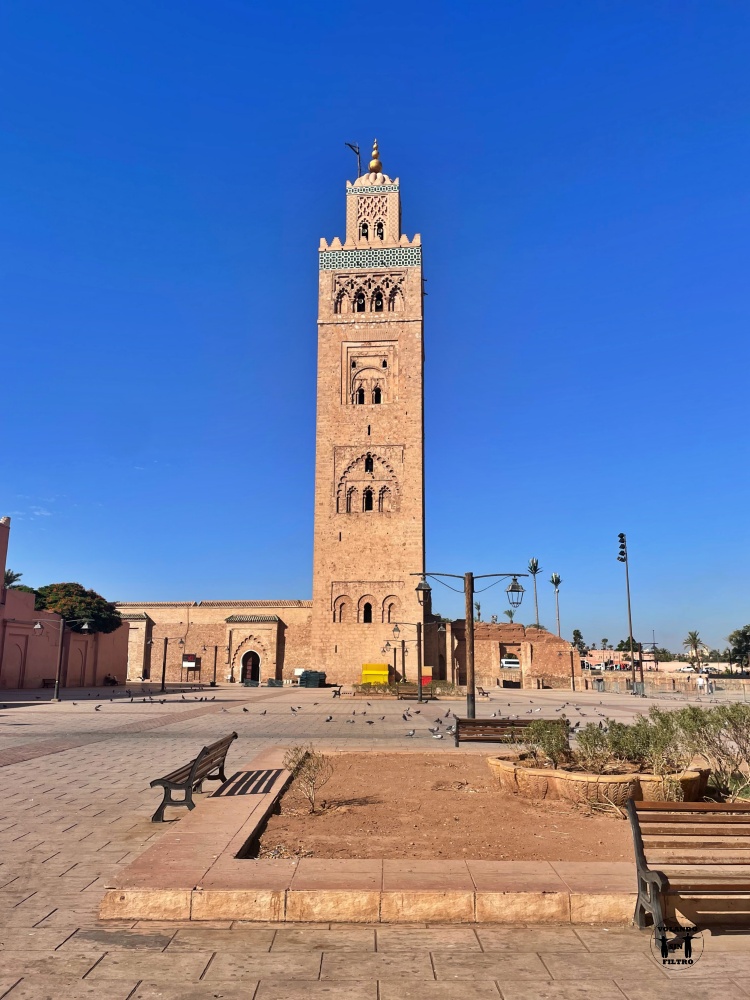 Mezquita Koutubia en día despejado