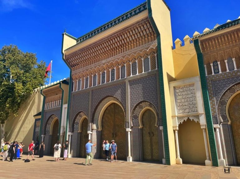 Puerta del Palacio Real de Fez 