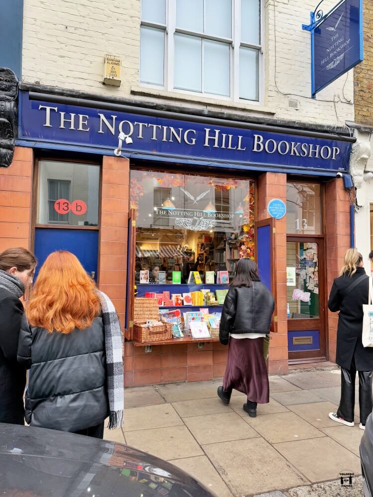 Fachada de la librería The Notting Hill Bookshop