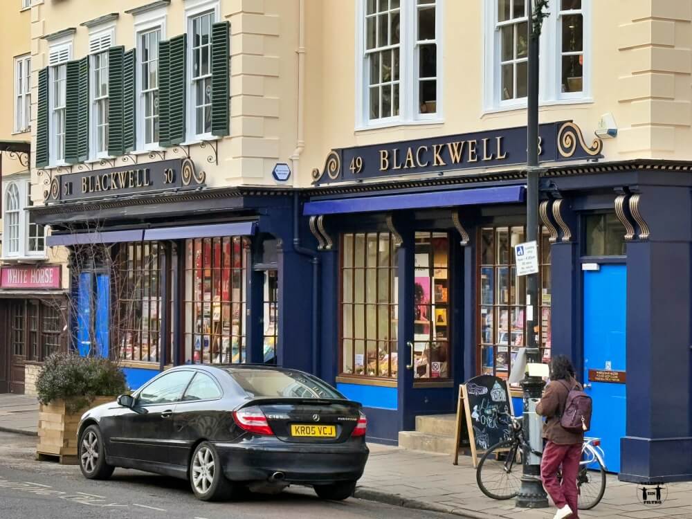 Fachada de la liberia de Blackwell