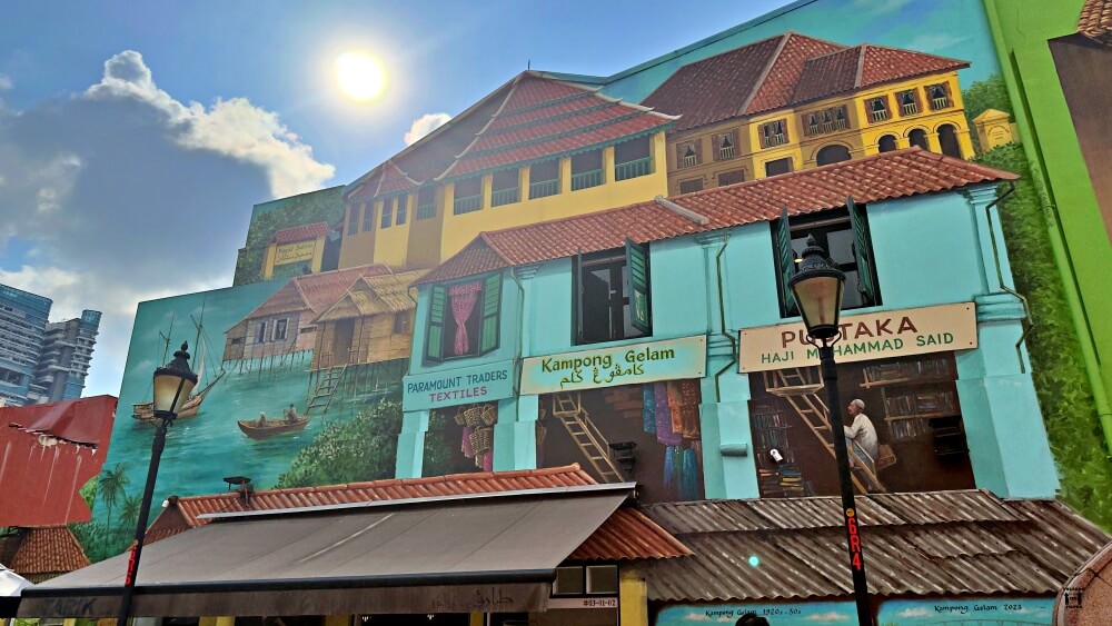 Edificio con graffitis