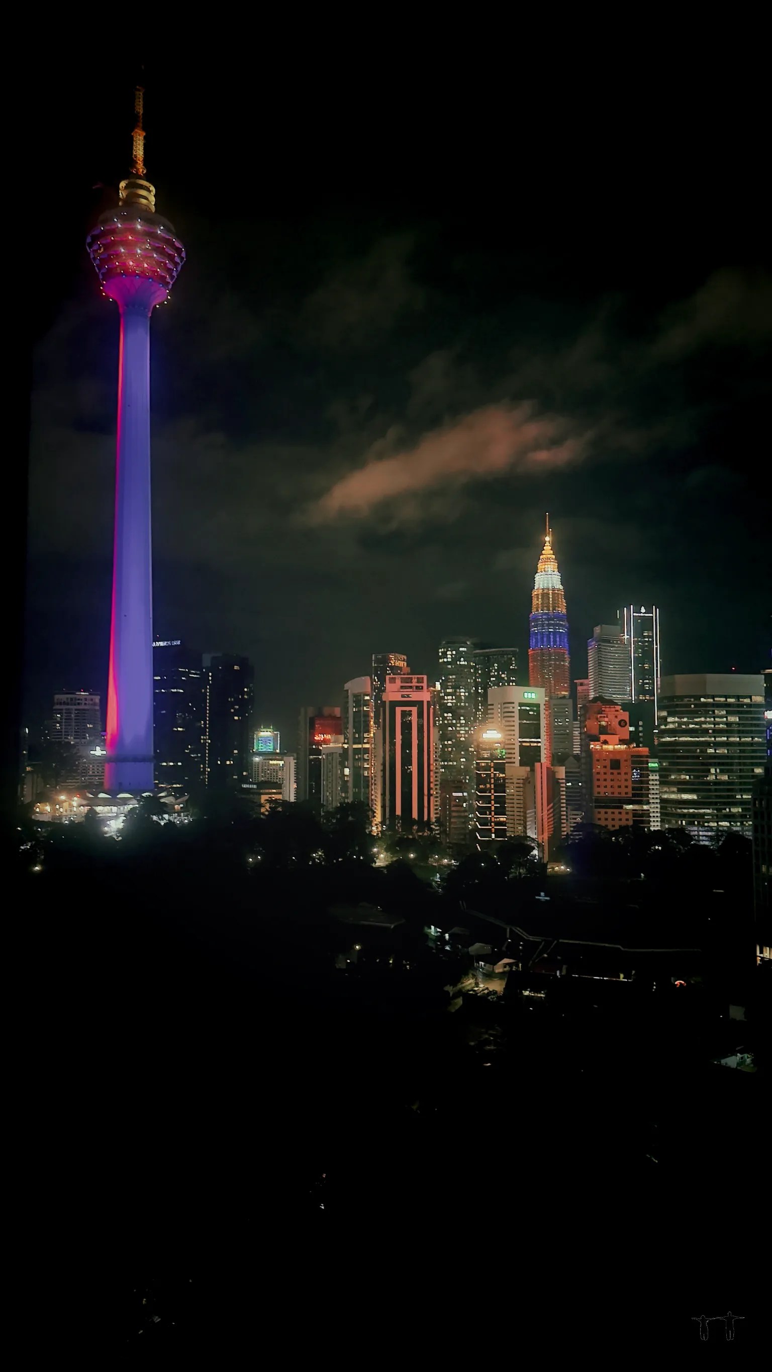 Vistas noctunras desde la habitación