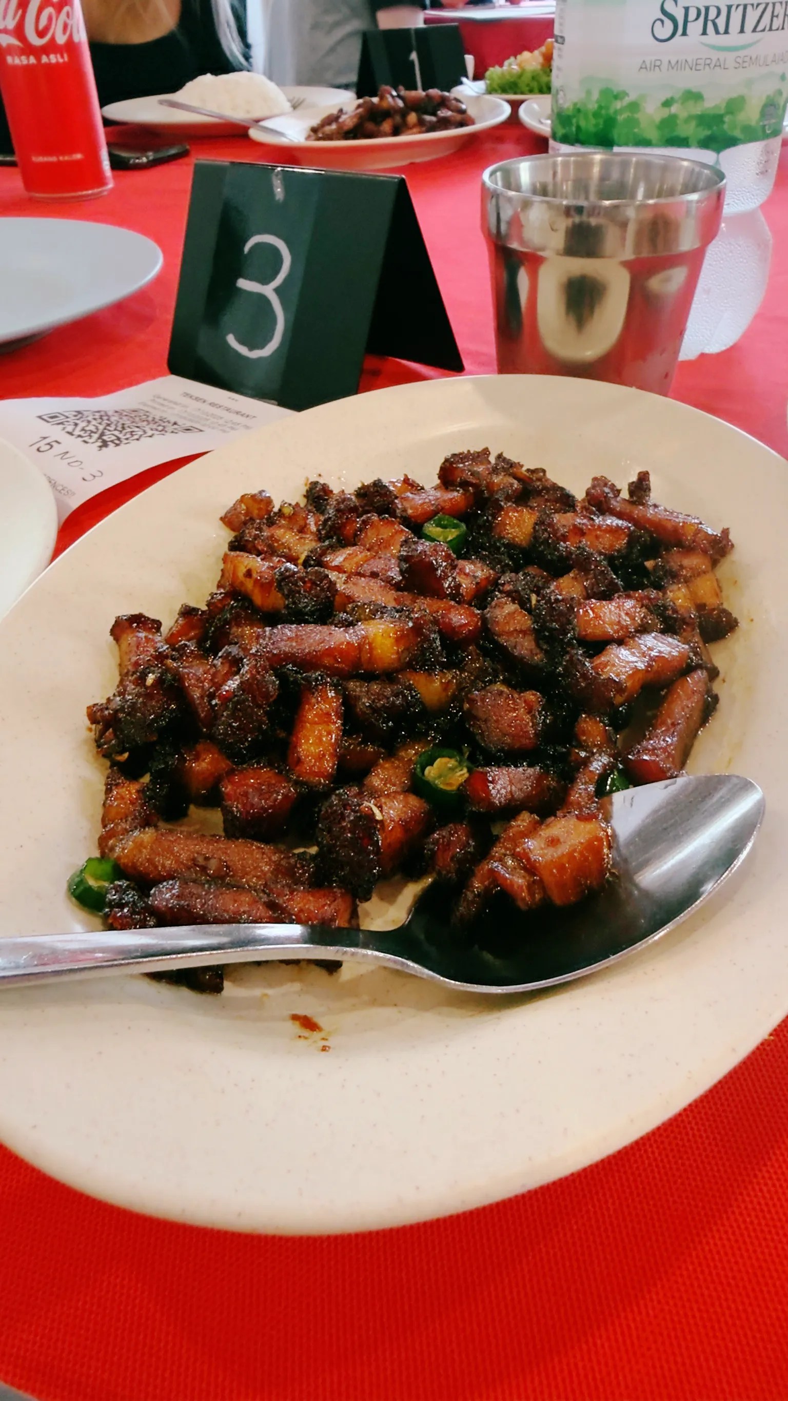 Plato de panceta