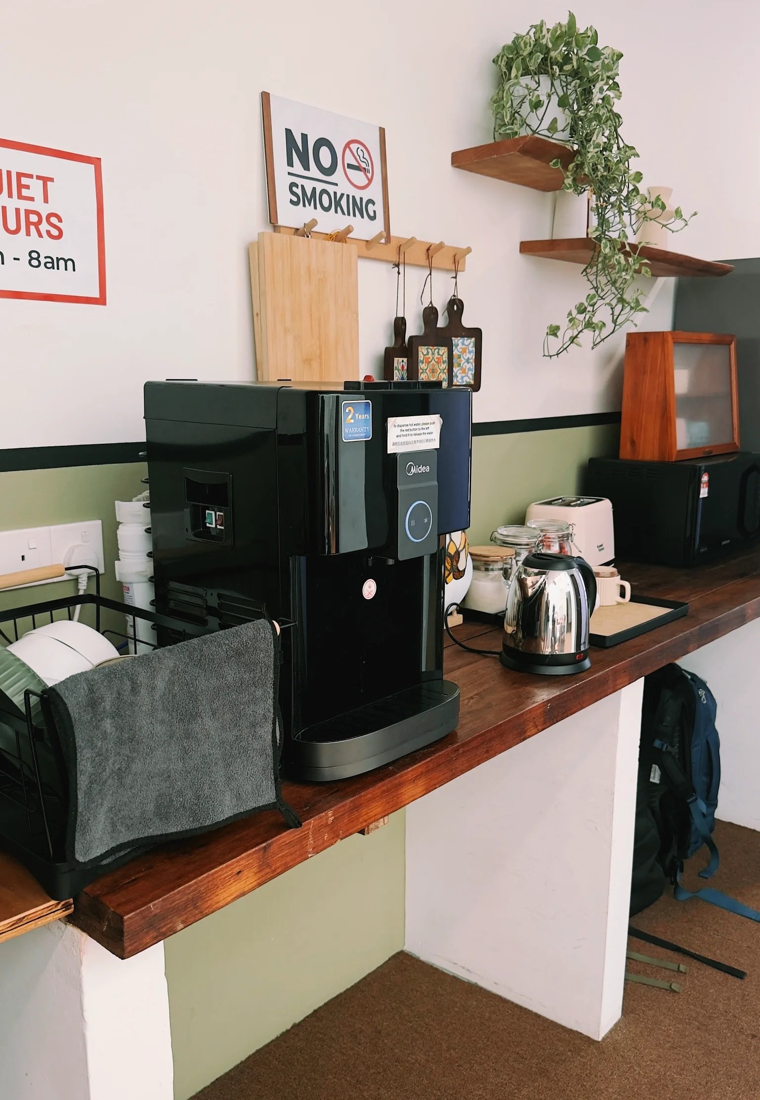 Pequeño office del alojamiento